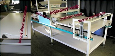 1603 pokládací vozík ruční  popis