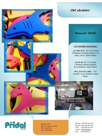 Frézované díly pro pružinová houpadla